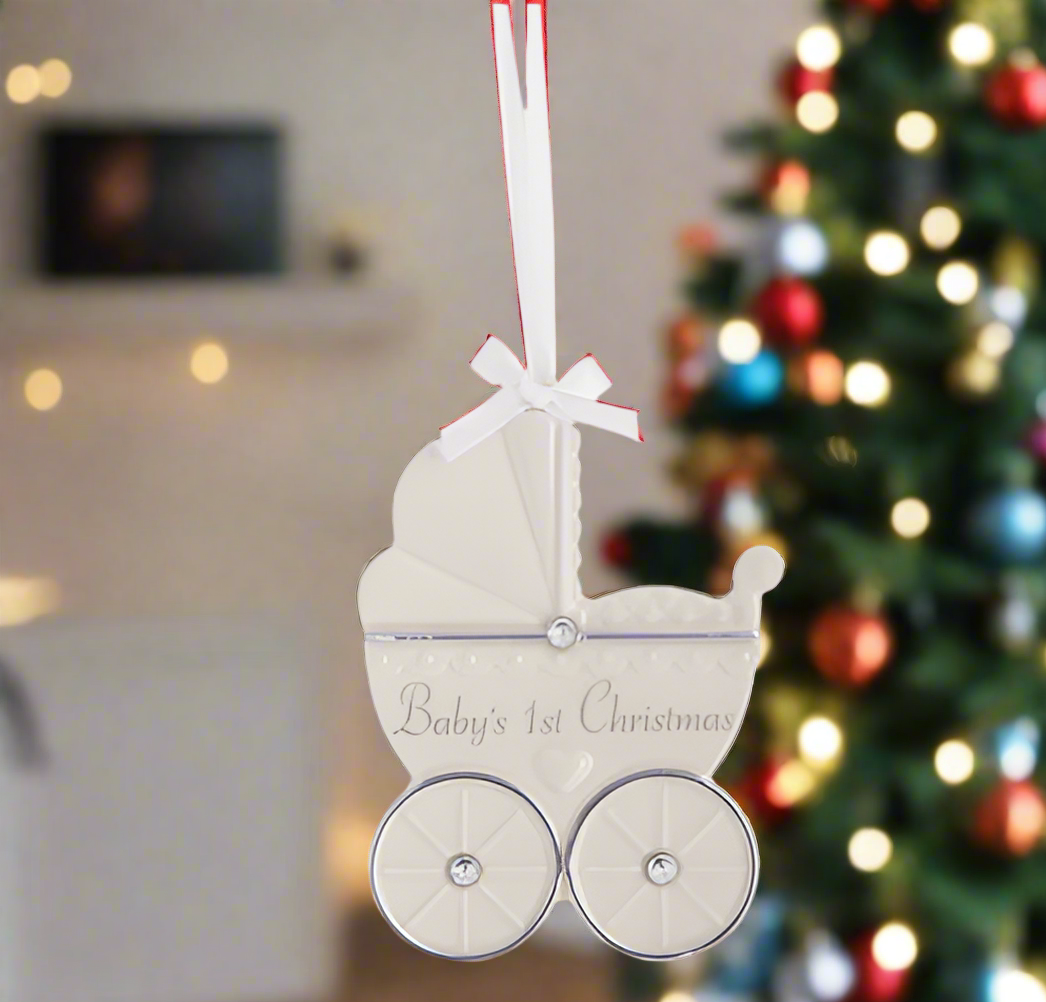 Baby's First Christmas Ceramic Ornament