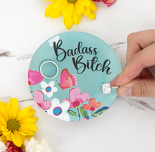 Load image into Gallery viewer, Badass Bitch Glass Keepsake Dish
