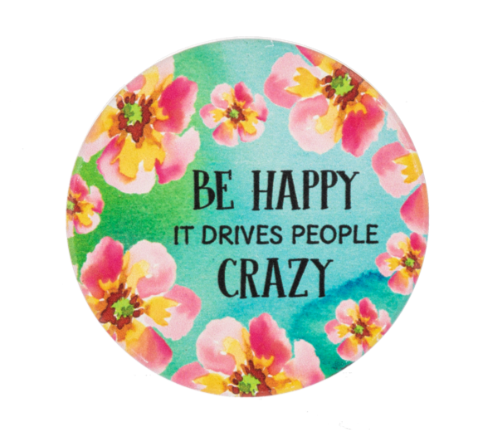 Be Happy Car Coaster