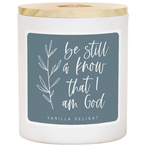 Be Still and Know Candle