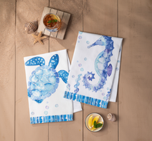 Load image into Gallery viewer, Coastal Sea Life Tea Towels
