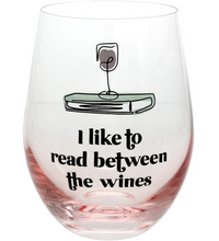 Load image into Gallery viewer, Between the Wines Stemless Wine Glass
