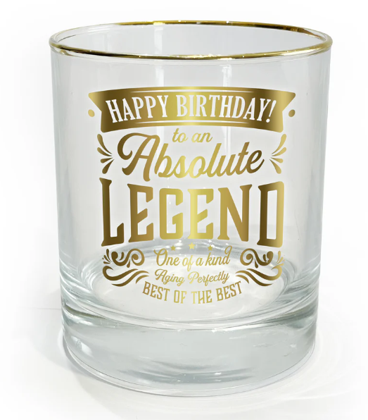 Birthday 8oz Rocks Glass