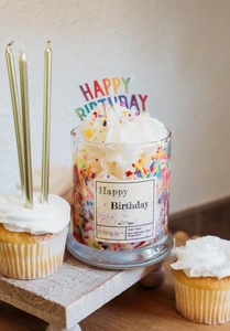 Happy Birthday Dessert Candle