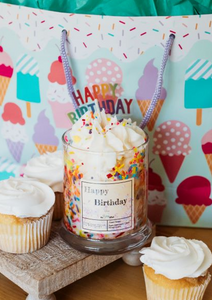 Happy Birthday Dessert Candle