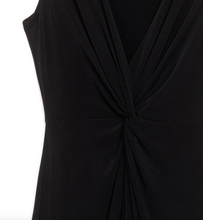Load image into Gallery viewer, Black Center Slit Maxi Dress By Clara Sunwoo

