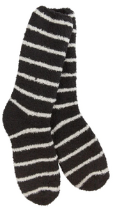 Striped Cozy Crew Socks