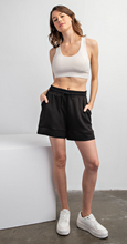 Load image into Gallery viewer, Modal Scuba Pocket Shorts Black - super soft

