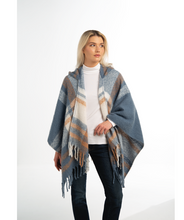 Load image into Gallery viewer, Bonfire Hooded Wrap / Shawl
