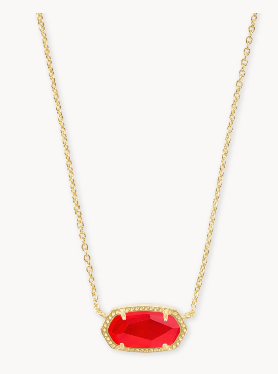 Boxed Elisa Red Illusion Necklace