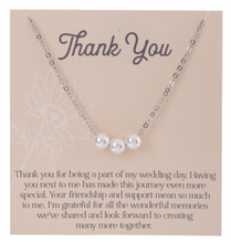 Load image into Gallery viewer, Bridal Party Necklaces
