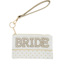 Load image into Gallery viewer, Bride Canvas Wristlet
