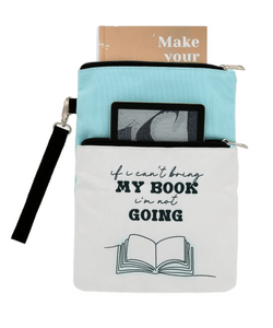 Book Lover / Tablet Sleeve with Wristlet or Crossbody Strap