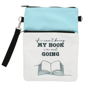 Book Lover / Tablet Sleeve with Wristlet or Crossbody Strap