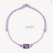 Load image into Gallery viewer, Purple String Amethyst Bracelet by Brosway
