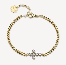 Load image into Gallery viewer, Brosway Chakra PROTECTION Cross Gold Bracelet
