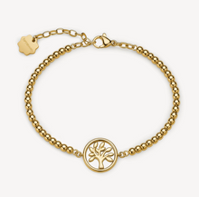 Load image into Gallery viewer, Brosway Chakra FAMILY &amp; FRIENDS Tree of Life Gold Bracelet
