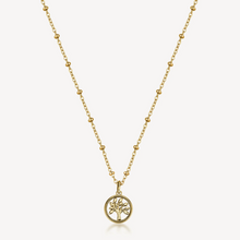 Load image into Gallery viewer, Brosway Chakra FAMILY &amp; FRIENDS Tree of Life Gold Necklace
