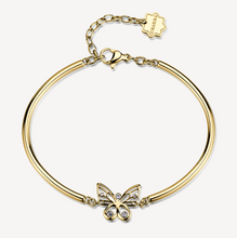 Load image into Gallery viewer, Brosway Chakra LOVE Butterfly Gold Bracelet
