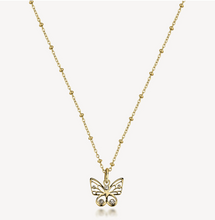 Load image into Gallery viewer, Brosway Chakra LOVE Butterfly Gold Necklace
