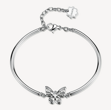 Load image into Gallery viewer, Brosway Chakra LOVE Butterfly Silver Bracelet
