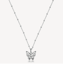 Load image into Gallery viewer, Brosway Chakra LOVE Butterfly Silver Necklace
