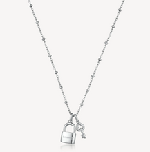 Load image into Gallery viewer, Brosway Chakra LOVE Padlock Silver Necklace
