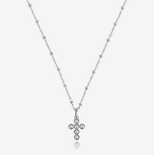 Load image into Gallery viewer, Brosway Chakra PROTECTION Pearl Cross Silver Necklace
