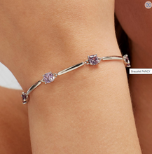 Load image into Gallery viewer, Brosway Silver Round Amethyst Bracelet Fancy by Brosway
