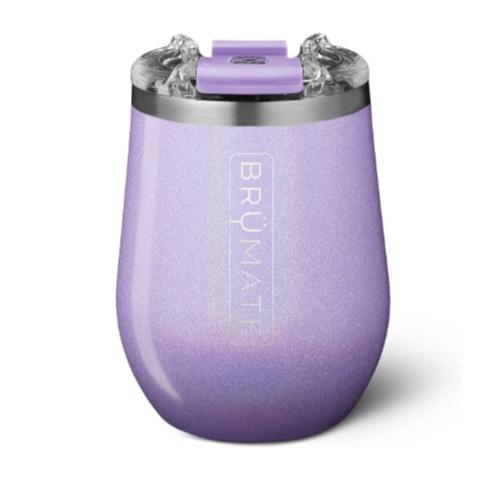 Brumate Uncork'd Glitter Violet Wine Tumbler