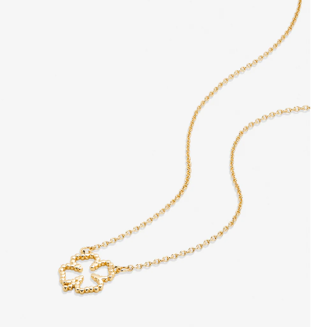 Bryan Anthonys Just for Luck Clover Necklace in Silver or Gold