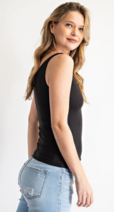 Buttery Soft Soft Tank Top in Black