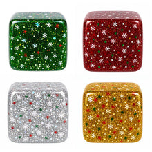 Load image into Gallery viewer, Holiday Sparkle Squishy Cube Toy- Goolala

