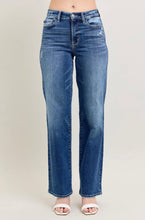 Load image into Gallery viewer, Judy Blue High Waist 90&#39;s Straight Leg Jeans dark wash
