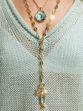 Load image into Gallery viewer, Kendra Scott Parker Fish Long Charm Silver Necklace Abalone Shell
