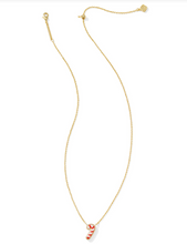 Load image into Gallery viewer, Kendra Scott Candy Cane Pendant Necklace Ivory Mother of Pearl
