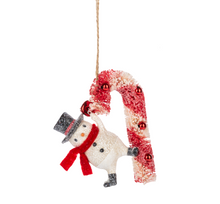 Load image into Gallery viewer, Vintage Look Snowman Ornaments
