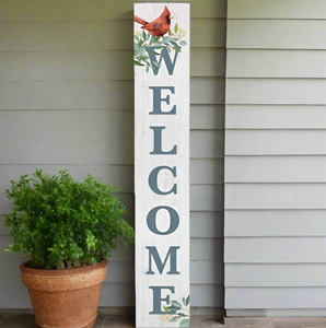 Cardinal Welcome Porch Board
