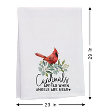Load image into Gallery viewer, Cardinals Appear Tea Towel
