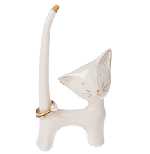 Load image into Gallery viewer, Cat Ring Holder - ceramic
