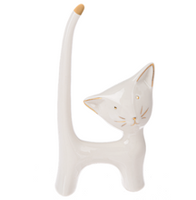 Load image into Gallery viewer, Cat Ring Holder - ceramic
