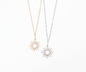 Celestial Sun Long Necklace