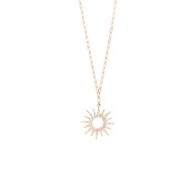 Celestial Sun Long Necklace