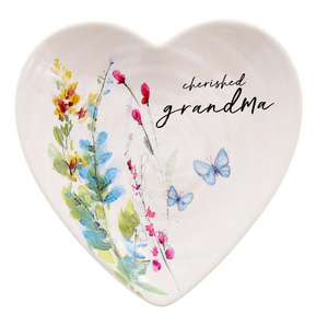 Cherished Grandma 4.5" Keepsake Dish