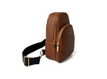 Load image into Gallery viewer, Vegan Leather Chestnut Sunset Sling
