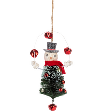 Load image into Gallery viewer, Vintage Look Snowman Ornaments
