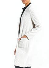 Load image into Gallery viewer, SALE - Sand Ribbed Cardigan with Pockets by Clara Sunwoo
