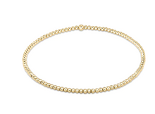 Load image into Gallery viewer, Classic Gold 2mm Bead Bracelet
