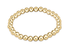 Load image into Gallery viewer, Classic Gold 6mm Bead Bracelet
