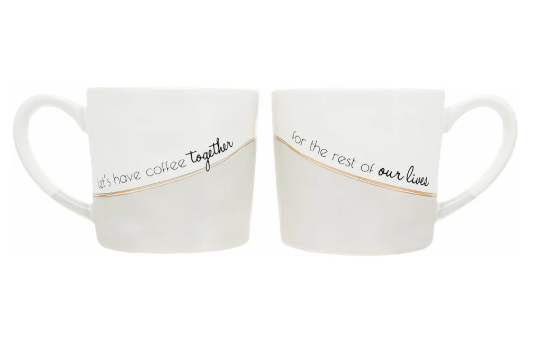 Coffee Together 15oz Mug Set of Two